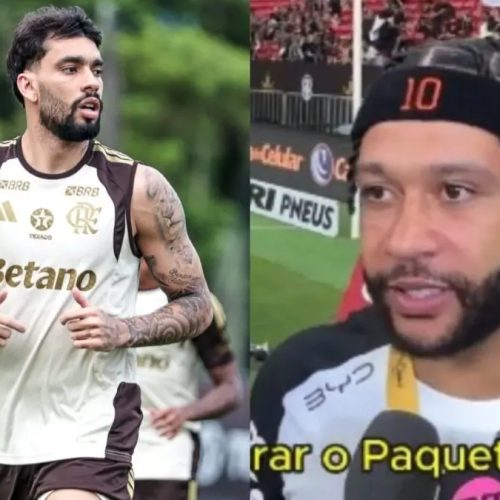 Depay se assusta com investimento do Flamengo em Paquetá