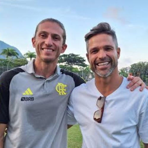 Diego manda recado a Filipe Luís antes de final da Libertadores