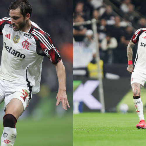 Dois jogadores saem com dores em jogo do Flamengo x Corinthians pelo Brasileirão e preocupam