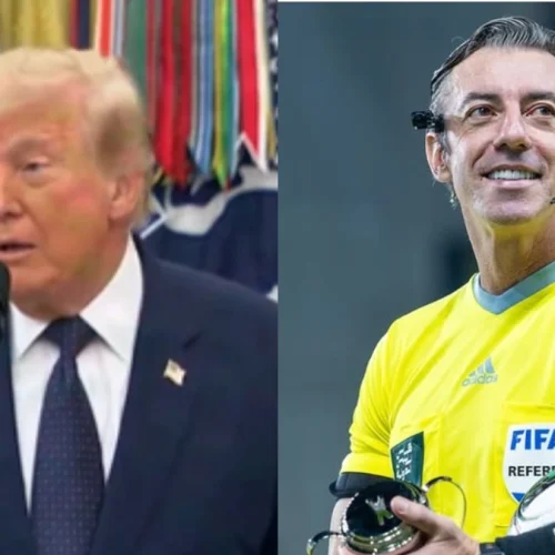 Donald Trump critica Raphael Claus por expulsão na Copa do Mundo