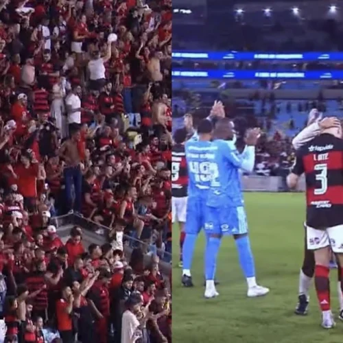 “É guerra”: torcida do Flamengo cobra postura do elenco contra o Palmeiras