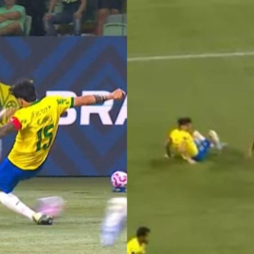 Entrada violenta de zagueiro do Palmeiras causa lesão grave