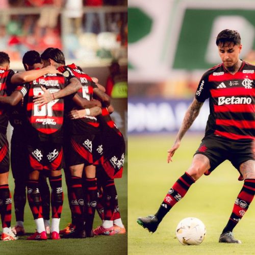 Erick Pulgar é sincero sobre entrada em Bruno Fuchs em jogo do Flamengo x Palmeiras