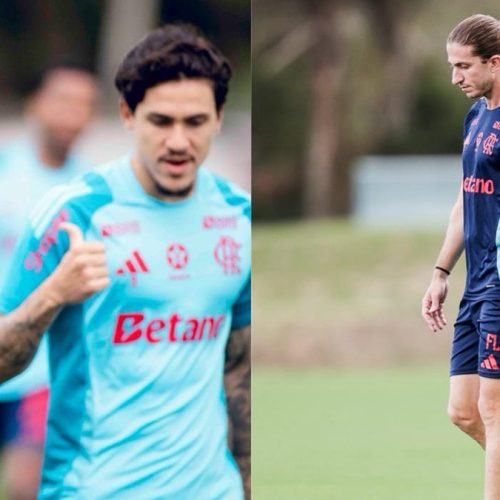 Escalação do Flamengo: Filipe Luís tem dúvida no meio campo para jogo do Brasileirão; veja provável time titular