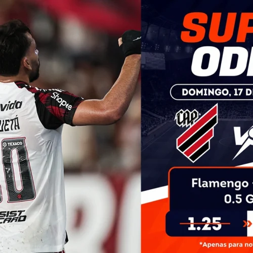 Esportiva Bet paga odd 12 para gol do Flamengo x Athletico