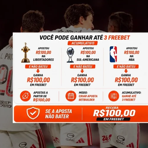 Esportiva Bet vai devolver saldo a apostadores que perderem em jogo do Flamengo hoje; veja requisitos