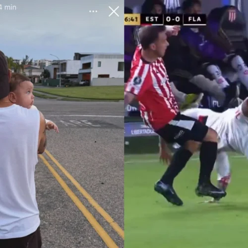 Esposa de Arrascaeta publica mensagem emocionante após grave lesão do craque