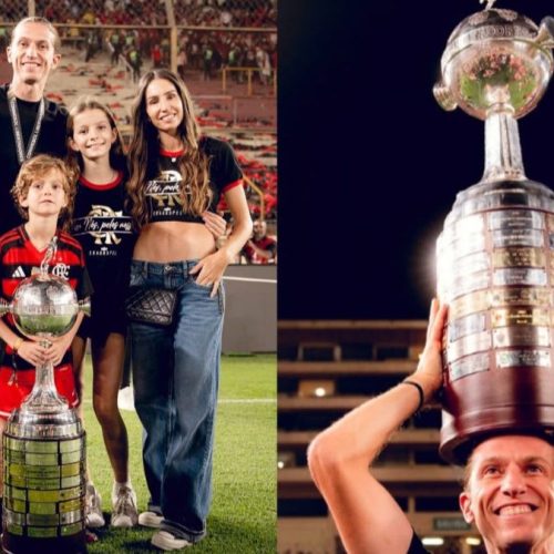 Esposa de Filipe Luís desabafa após título do Flamengo