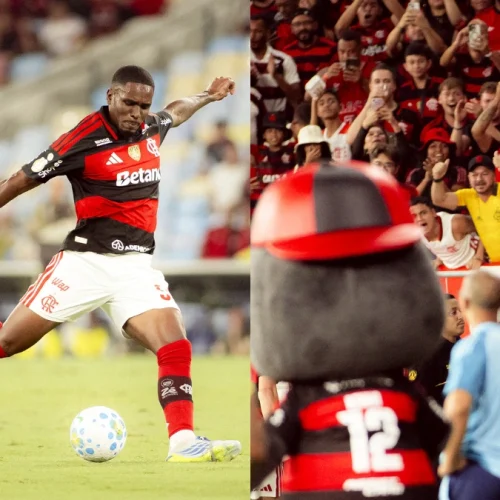 Evertton Araújo se emociona com atitude da torcida em jogo do Flamengo x Vitória| Coluna do Fla