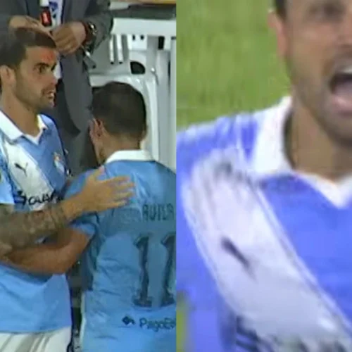 Ex-Flamengo, Felipe Vizeu vira herói em vitória de time na estreia da Libertadores