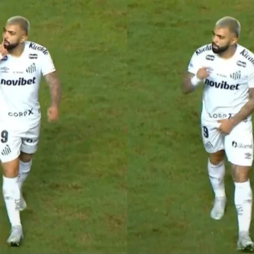 Ex-Flamengo, Gabigol é punido pelo STJD por gesto obsceno a torcedor
