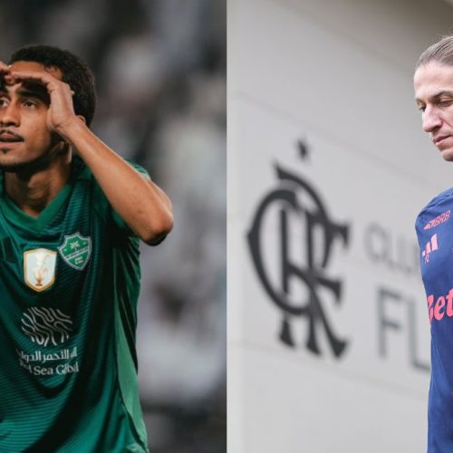 Ex-Flamengo, Matheus Gonçalves provoca Filipe Luís nas redes sociais