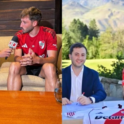 Ex-Flamengo, Viña desabafa em chegada ao River Plate