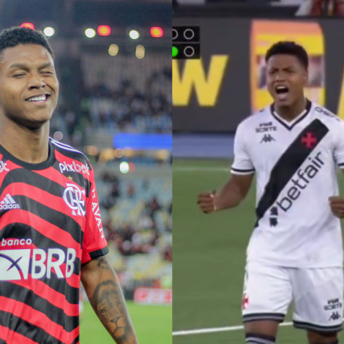 Ex-Flamengo chama atenção com comemoração inusitada ao marcar 1° gol pelo Vasco