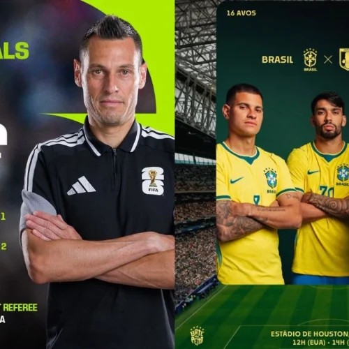 FIFA define árbitro italiano e uniformes para jogo do Brasil x Japão