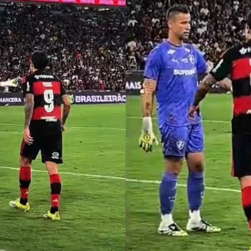 Fábio 'cobra' Pedro após golaço do atacante em jogo do Flamengo x Fluminense