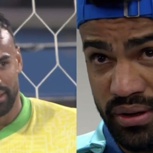 Fabrício Bruno mantém ‘pose’ após 2 erros em jogo do Brasil
