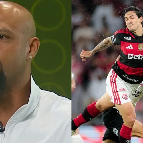Felipe Melo aponta falta de seriedade em Pedro após vitória do Flamengo e afirma: "Não é insubstituível"