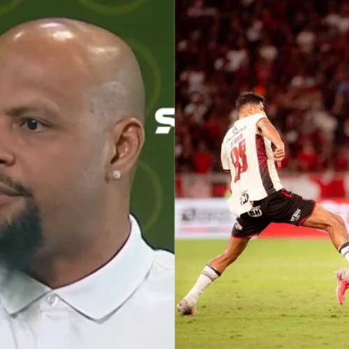 Felipe Melo desmerece resultado do Flamengo em jogo contra o Vitória