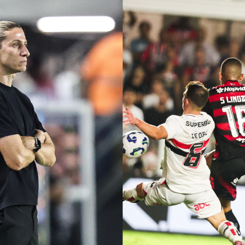 Filipe Luís aponta os erros do Flamengo no empate em 2 a 2 com o São Paulo