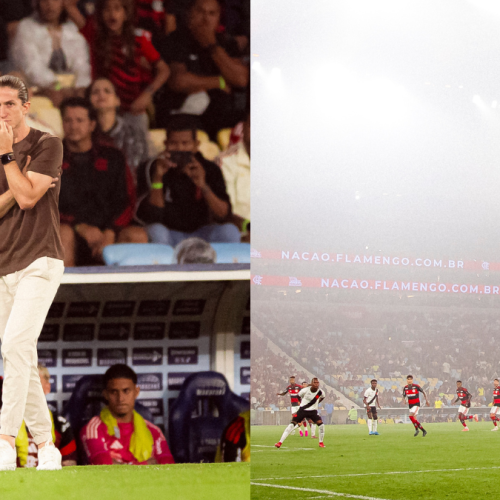 Filipe Luís cita PSG para explicar por que time principal teve estreia no jogo do Flamengo x Vasco
