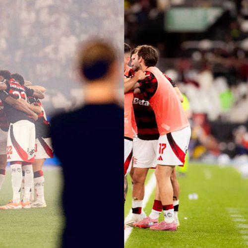 Filipe Luís comemora retorno de jogador do Flamengo antes de jogo contra o Palmeiras