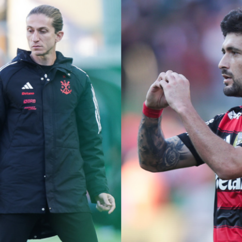 Filipe Luís define time titular jogo do Flamengo x Estudiantes