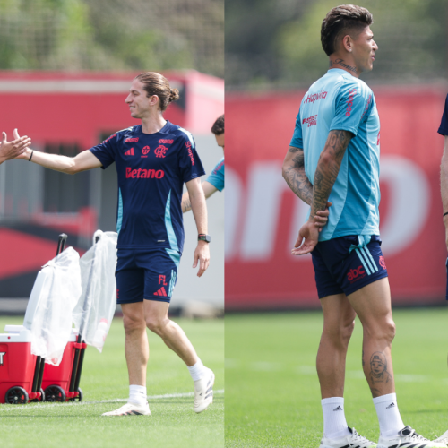 Filipe Luís define time titular para jogo do Flamengo x Cruzeiro