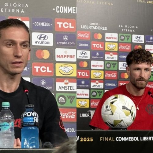 Filipe Luís e Léo Pereira ignoram revanche Flamengo x Palmeiras