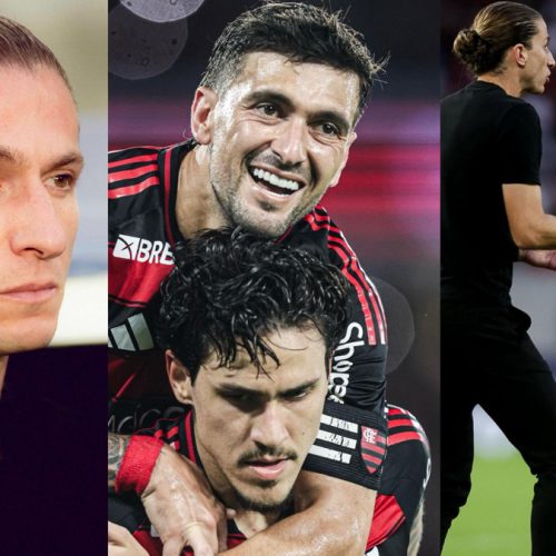 Filipe Luís esboça escalação para jogo do Flamengo x Racing
