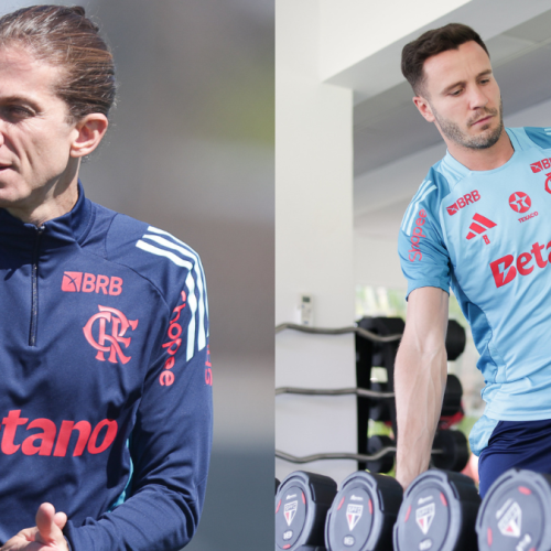 Filipe Luís esboça time titular para jogo do Flamengo x Corinthians
