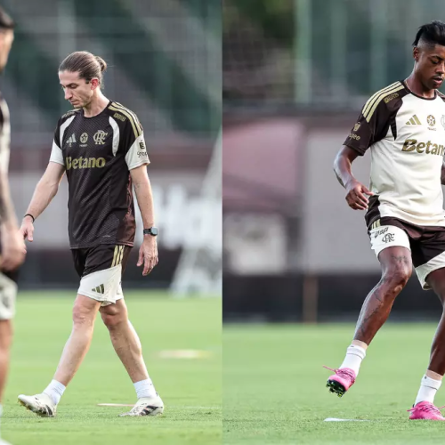 Filipe Luís intensifica preparação de time principal do Flamengo