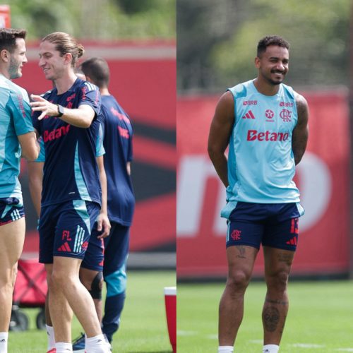 Filipe Luís intensifica preparação para jogo do Fla x Estudiantes