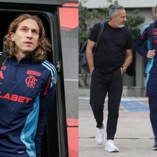 Filipe Luís negocia renovação com o Flamengo