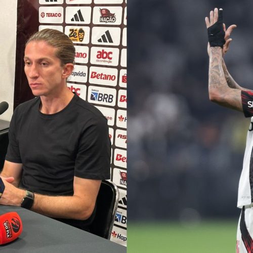 Filipe Luís ‘se rende’ e exalta atuação de Carrascal em jogo do Flamengo
