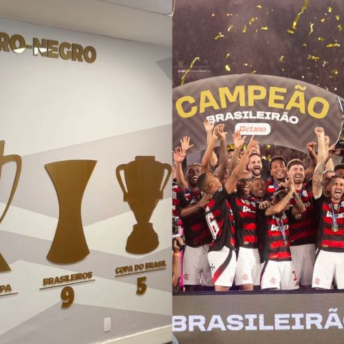 Flamengo atualiza muro de títulos com 9º troféu do Brasileirão