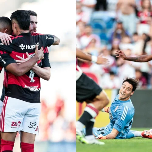 Flamengo busca virada, mas cede empate ao River Plate em 1° jogo da intertemporada em Portugal