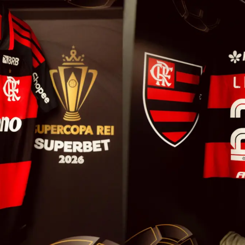 Flamengo divulga escalação para jogo contra o Corinthians, pela Supercopa do Brasil