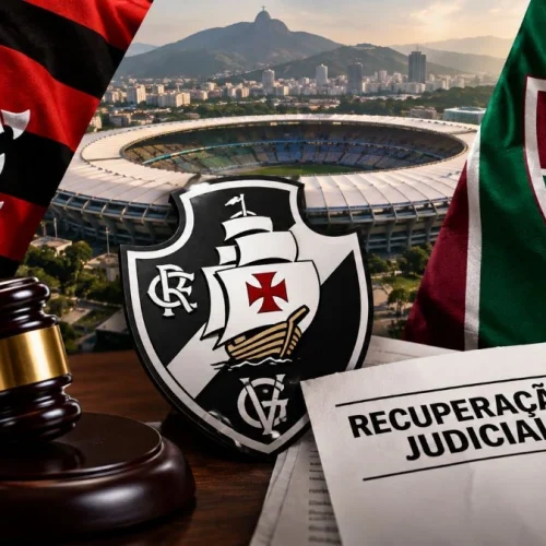 Flamengo e Fluminense citam Vasco SAF “em recuperação judicial”