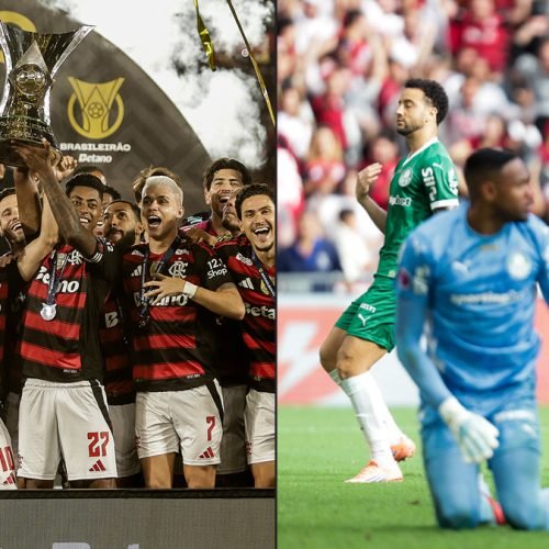 Flamengo e Palmeiras têm campanhas parecidas após 26 rodadas