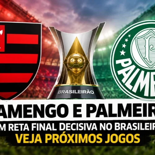 Flamengo e Palmeiras têm reta final decisiva no Brasileirão