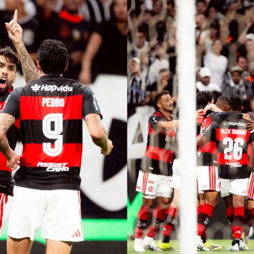 Flamengo é prejudicado com expulsão de Evertton Araújo, mas arranca empate contra o Corinthians no Brasileirão