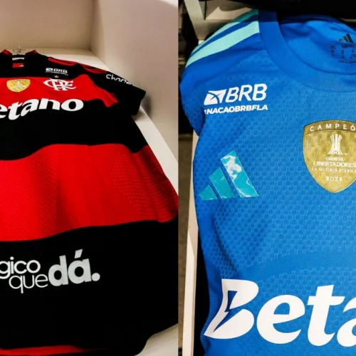 Flamengo faz mudança drástica em uniforme para jogo contra o Bragantino, pelo Brasileirão