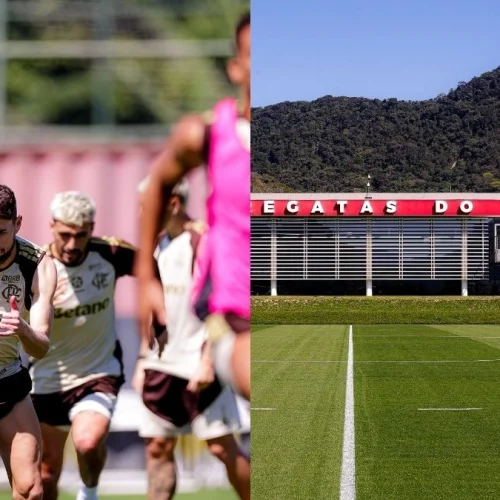 Flamengo finaliza preparação para jogo contra o Botafogo