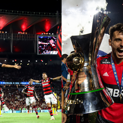 Flamengo já tirou 4 pontos do líder a sete rodadas do fim e levantou a taça do Brasileirão em 2020
