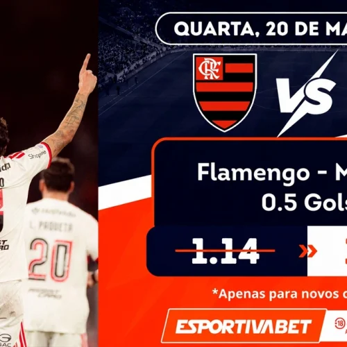 Flamengo pode garantir lucro alto a apostadores em jogo de hoje