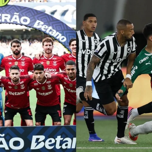 Flamengo provoca Palmeiras e agradece Botafogo após empate no Brasileirão