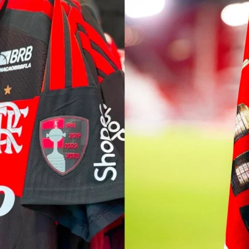 Flamengo usará patch inédito nas camisas a partir das oitavas