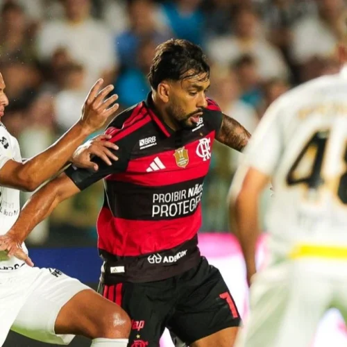 Flamengo vacila, cede empate ao Santos e perde chance de disparar na ponta do Brasileirão
