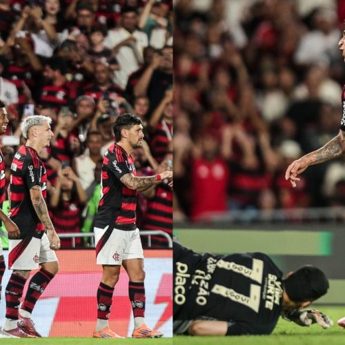 Flamengo vence Santos de Neymar e põe pressão no Palmeiras no Brasileirão